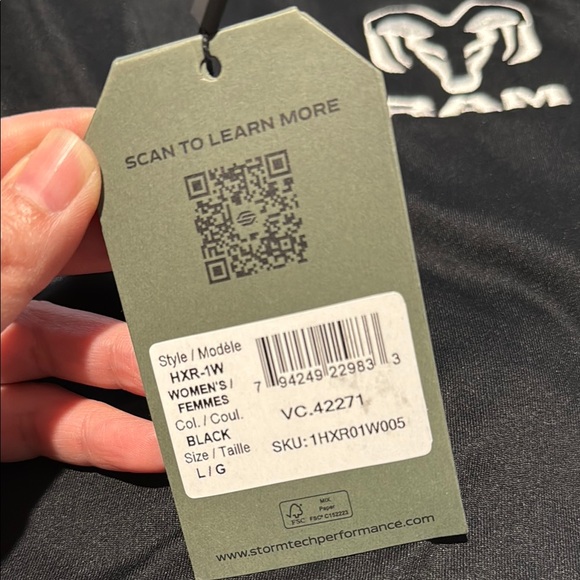 Women’s Dodge RAM Quarter Zip Fleece - Picture 4 of 6